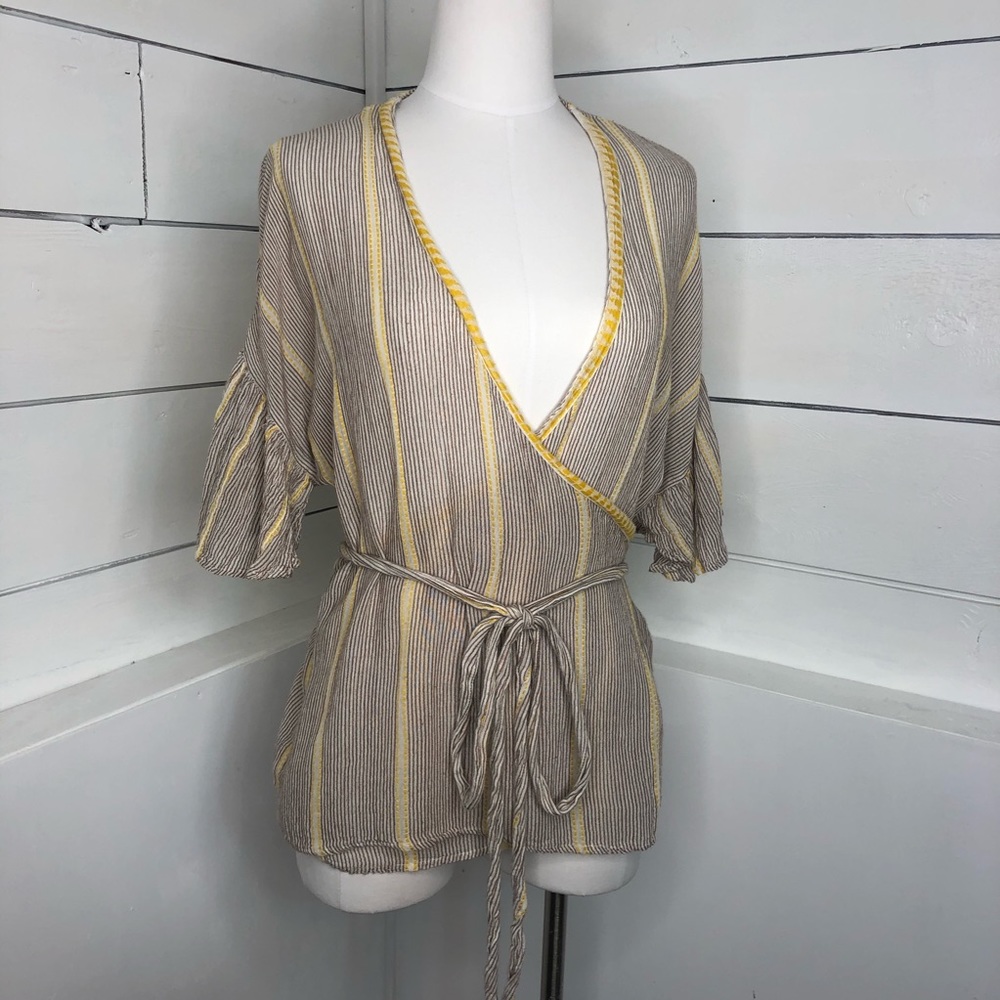 Maeve “Vibsy” Wrap Blouse